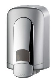 Hand Soap & Hand Sanitiser Spray Dispenser Satin Chrome