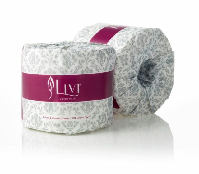 Livi Impressa Luxury Toilet Paper Roll 3ply 225s – 3005 (48 Rolls)