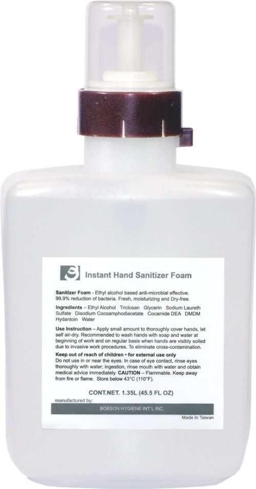 Instant Foam Hand Sanitiser Refill - 1700 pump