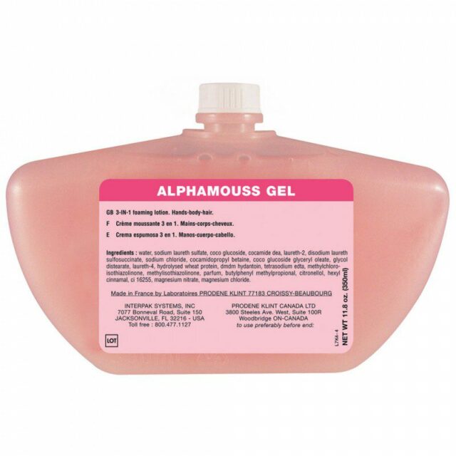 AlphaMouss 3-In-1 Gel Refill for Hand, Hair and Body Wash, 350mL