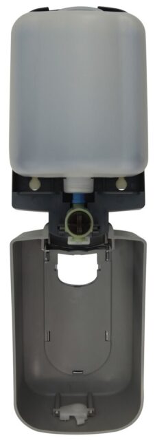 Spray Toilet Seat Cleaner Sanitiser Dispenser, Silver/Chrome, Bulk Refill, 500mL