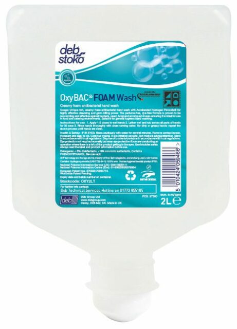 DEB Stoko OxyBAC Foam Hand Wash 2L