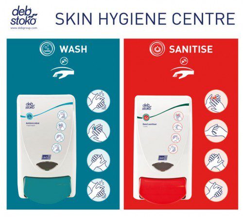 Deb Stoko 2 Step Skin Care Board - Wash Sanitise