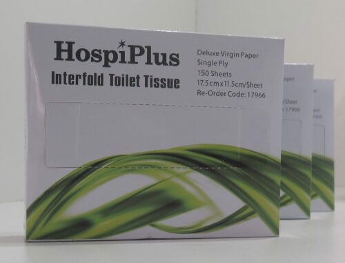 Interfold Toilet Paper, 100 Packs Per Box