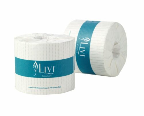 Essentials Bathroom Toilet Paper Bulk 48 Rolls, 2 ply 700 sheets - 1002