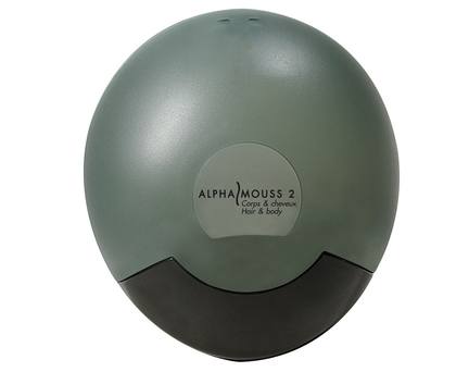 AlphaMouss Dispenser Black, 3-In-1 Gel for Hair, Body, and Hands, 350 mL