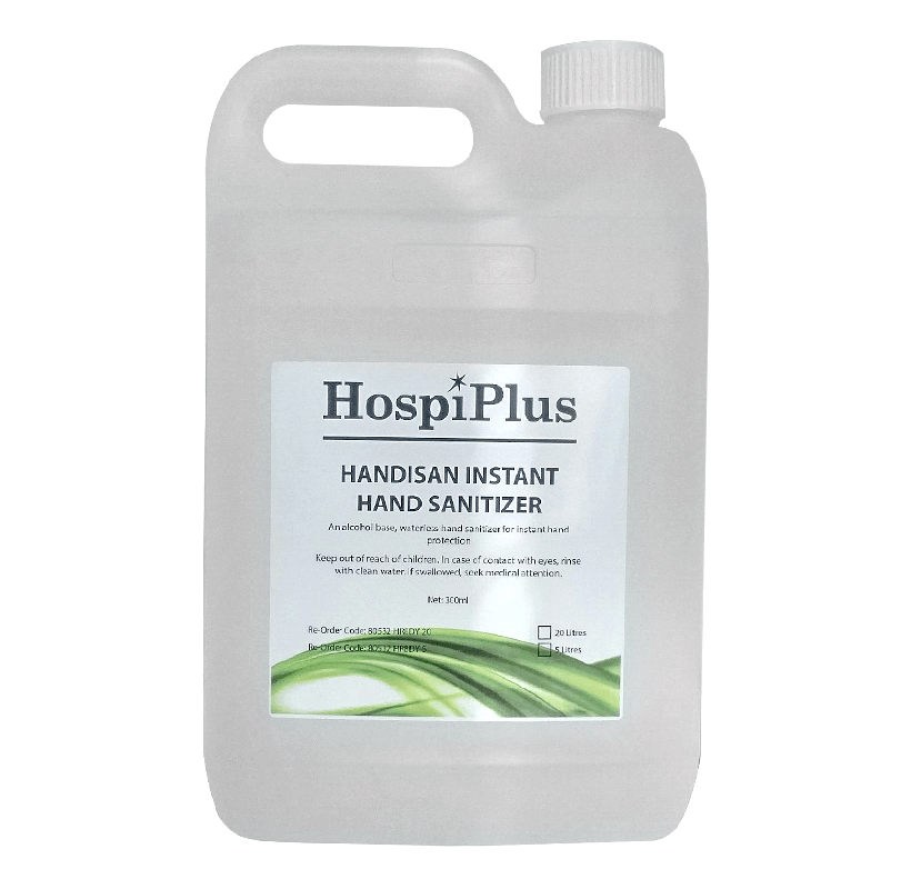 HospiPlus Spray Antibacterial Alcohol Hand Sanitiser,	5 L