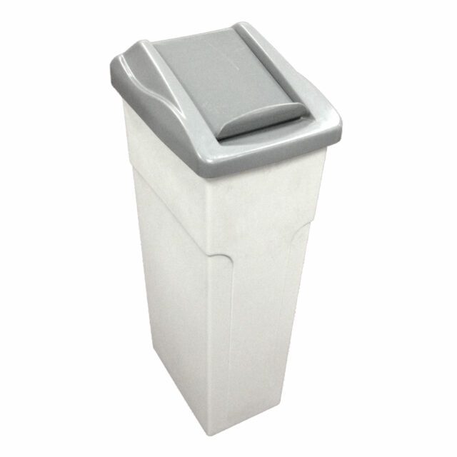 Comfortsan 28 Liter Commercial Sanitary Bin With Two Tone Grey Finish
