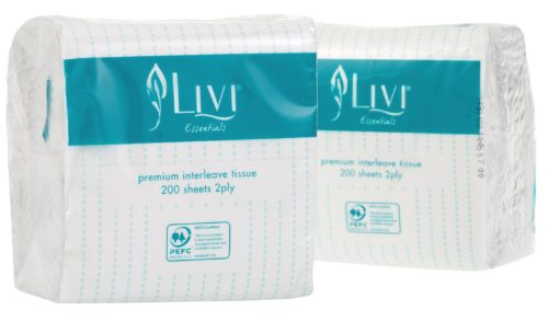 Livi Essentials Interleaved Toilet Paper - 1006