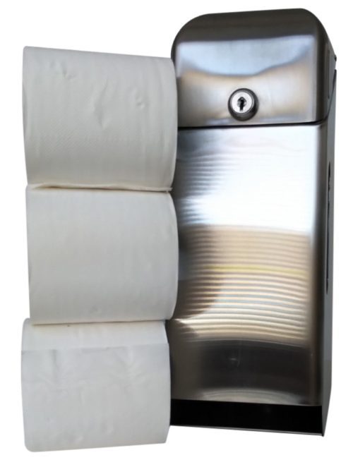 Stainless Steel Dual / Triple Toilet Roll Dispenser