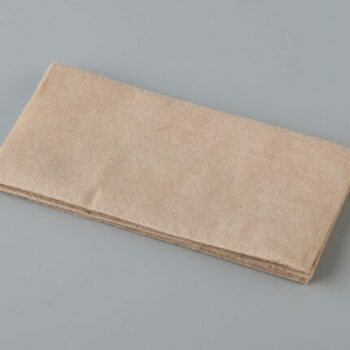 Quilted Brown Recycled Paper Dinner Napkins, 1000s