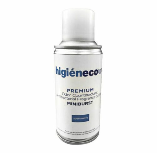 Higieneco MiniBurst 2.0 Automatic Spray Air Freshener Fragrance Refill, Anti Bacterial, Baby Powder