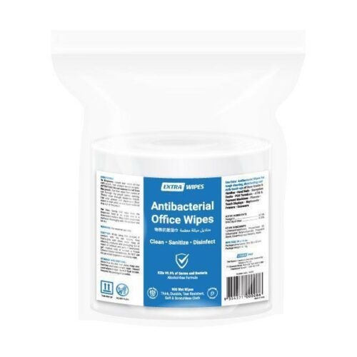 Extra Antibacterial Office Wipes, Sanitising and Disinfecting 900 sheets