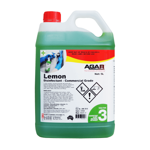 Lemon, Commercial Grade Disinfectant – 5 L