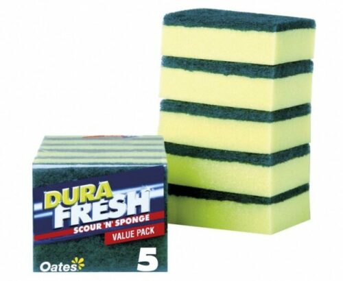 DuraFresh Scour 'N' Sponge - 5 Pack