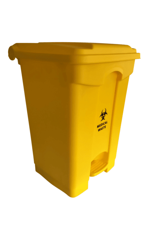 Yellow Medical & Clinical Waste Pedal Bin