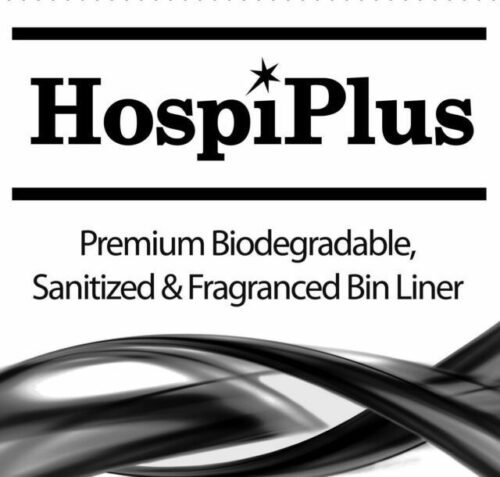 HospiPlus Fragranced Sanitary Bin Liners, Grey, Large 60 L