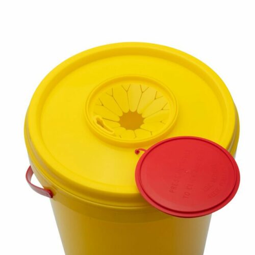 Sharps Container 23 L Non-Spill Snap on Lid