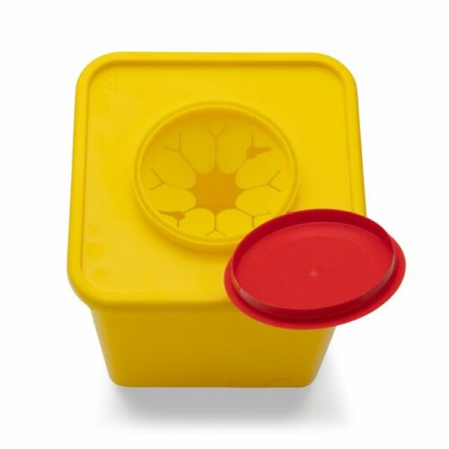 Sharps Container 4.75 L Non-Spill Snap on Lid