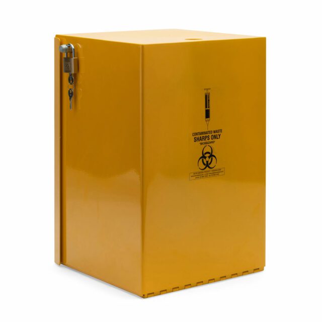 1.5 mm Steel Safety Hinged Case for Sharp Containers 20 L