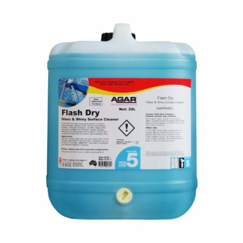 Agar Flash Dry Glass and Shiny Surface Cleaner, 5 L