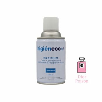 Higieneco Dior Poison Automatic Aerosol Air Freshener Fragrance Refill, Antibacterial, 300 mL, 6000 Sprays