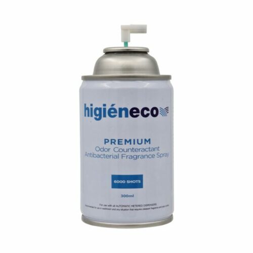 Higieneco Laurier Rose Automatic Aerosol Air Freshener Fragrance Refill, Antibacterial, 300 mL, 6000 Sprays